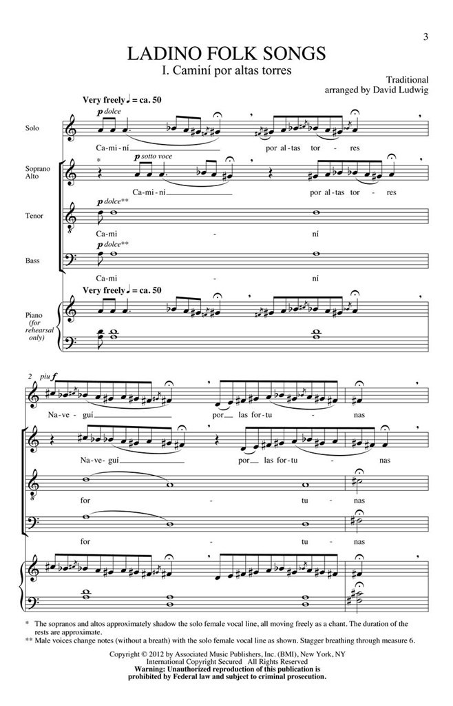 Ladino Folk Songs